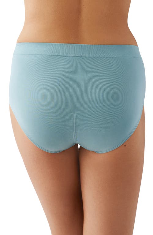 Wacoal B. Smooth Seamless Briefs In Stone Blue