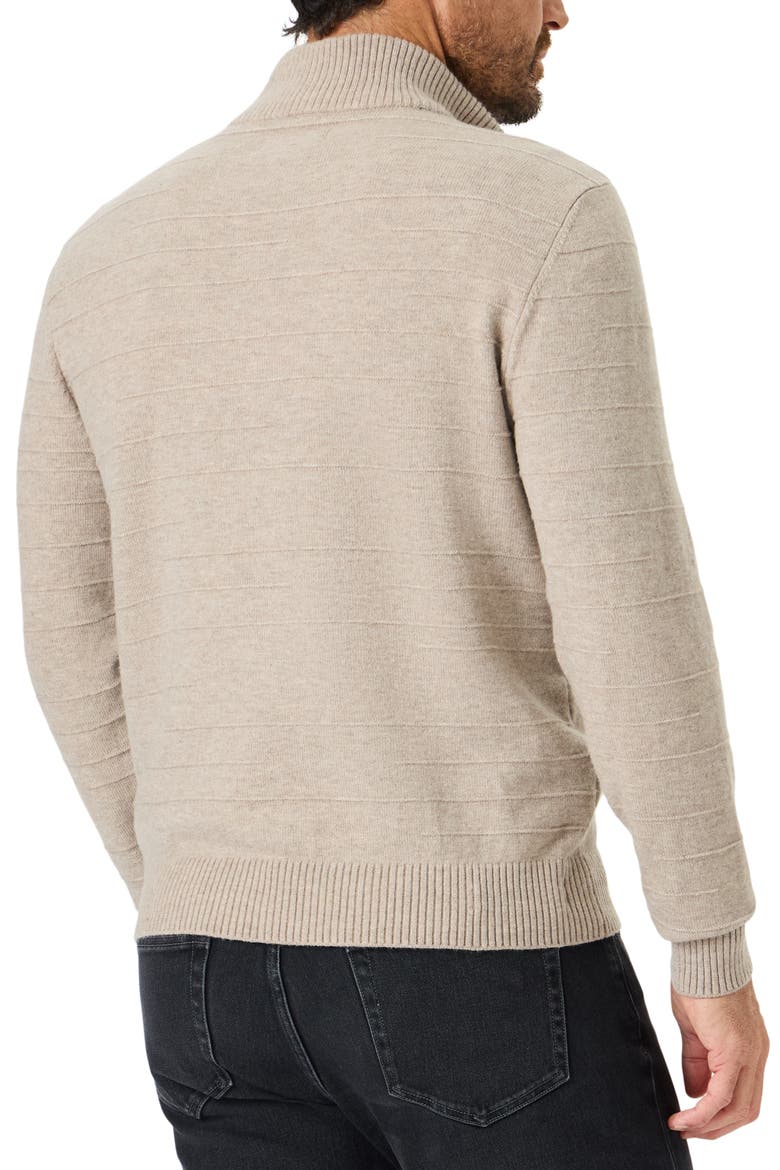 Poggio Quarter Zip Sweater, Alternate, color, OATMEAL