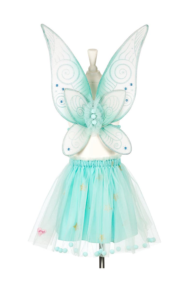 Angelina Fairy Costume, Skirt and Wings Set, Main, color, Green