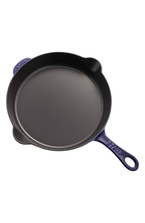 Staub 11-inch Enameled Cast Iron Traditional Deep Skillet In Purple