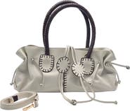 Carlos Falchi Mini Satchel Leather Bag