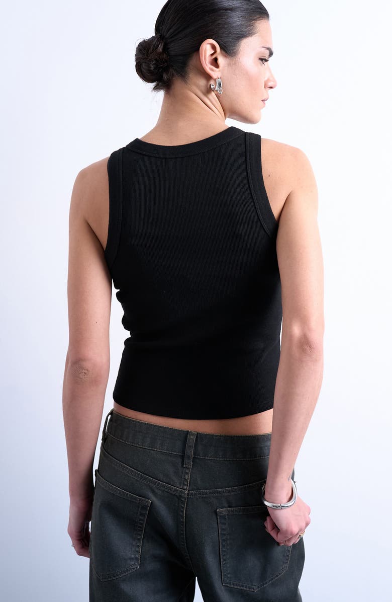 Topshop Rib Tank, Alternate, color, 