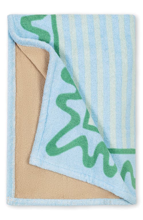 Matouk Seahorse Beach Towel In Aquamarine