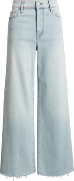 FRAME Le Slim Raw Hem Palazzo Jeans