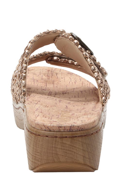 Alegria By Pg Lite Oona Platform Slide Sandal In Multi