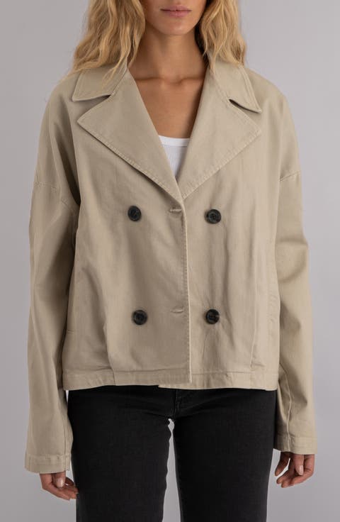 Willow Notch Collar Double Breasted Jacket