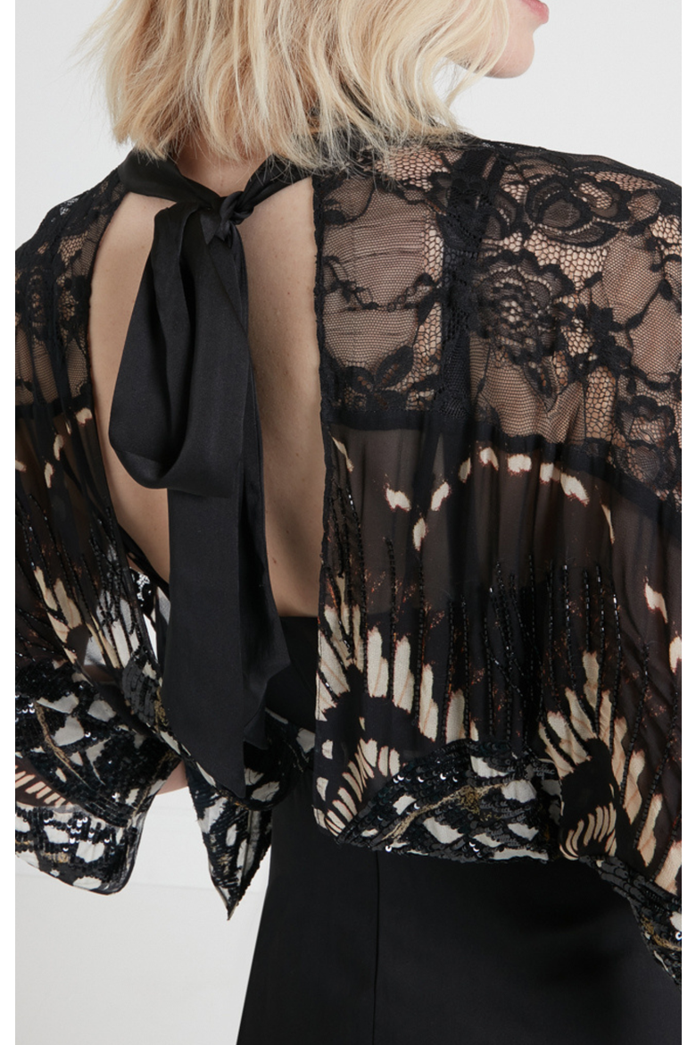Emperor Dress, Alternate, color, Black