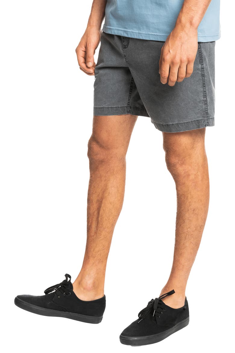 Taxer Drawstring Shorts, Alternate, color, BLACK