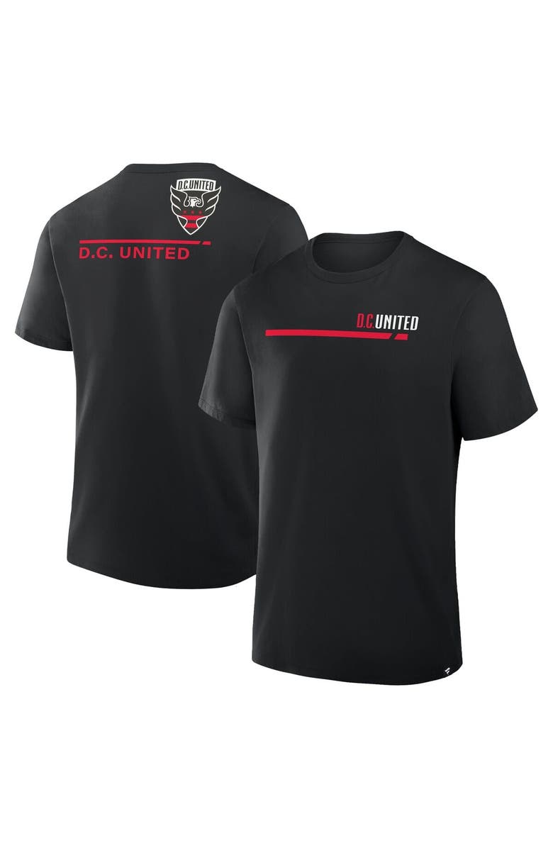 FANATICS Men's Fanatics Black D.C. United Corner Kick Legacy Cotton T-Shirt, Main, color, Black