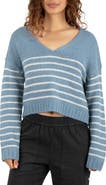 Hurley Greenlake Striped V-Neck Sweater