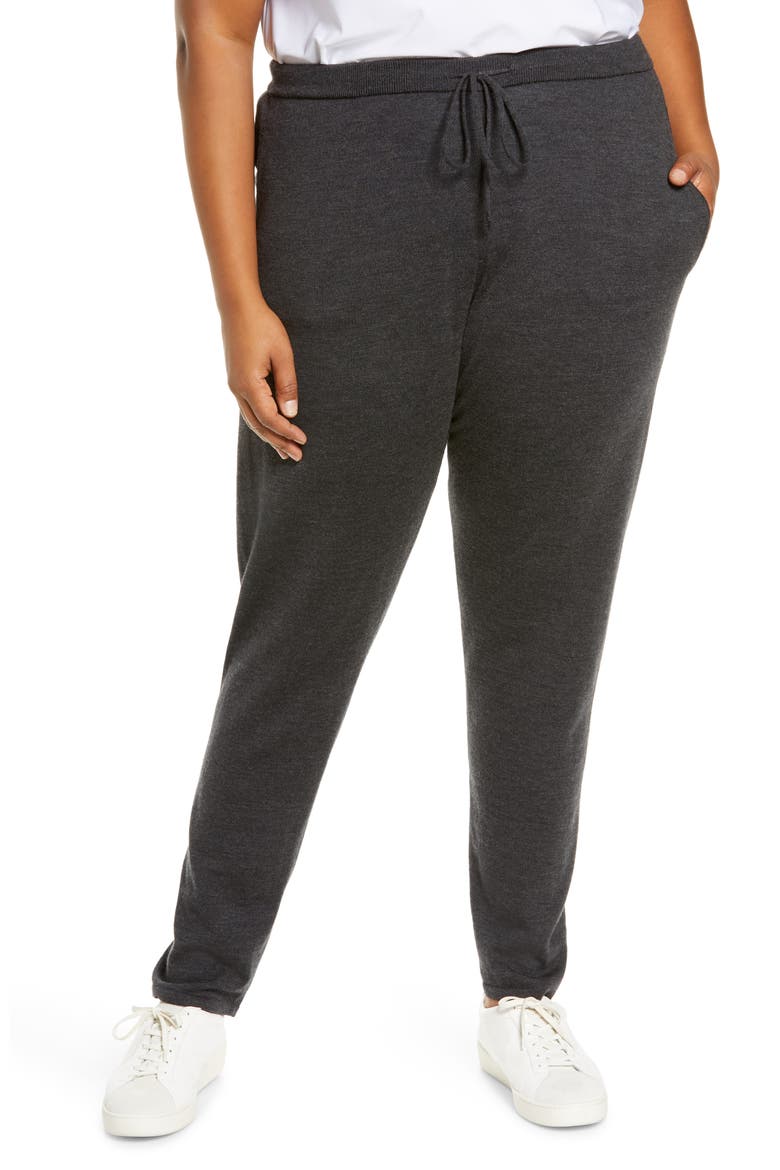 Merino Wool Joggers, Main, color, CHAR