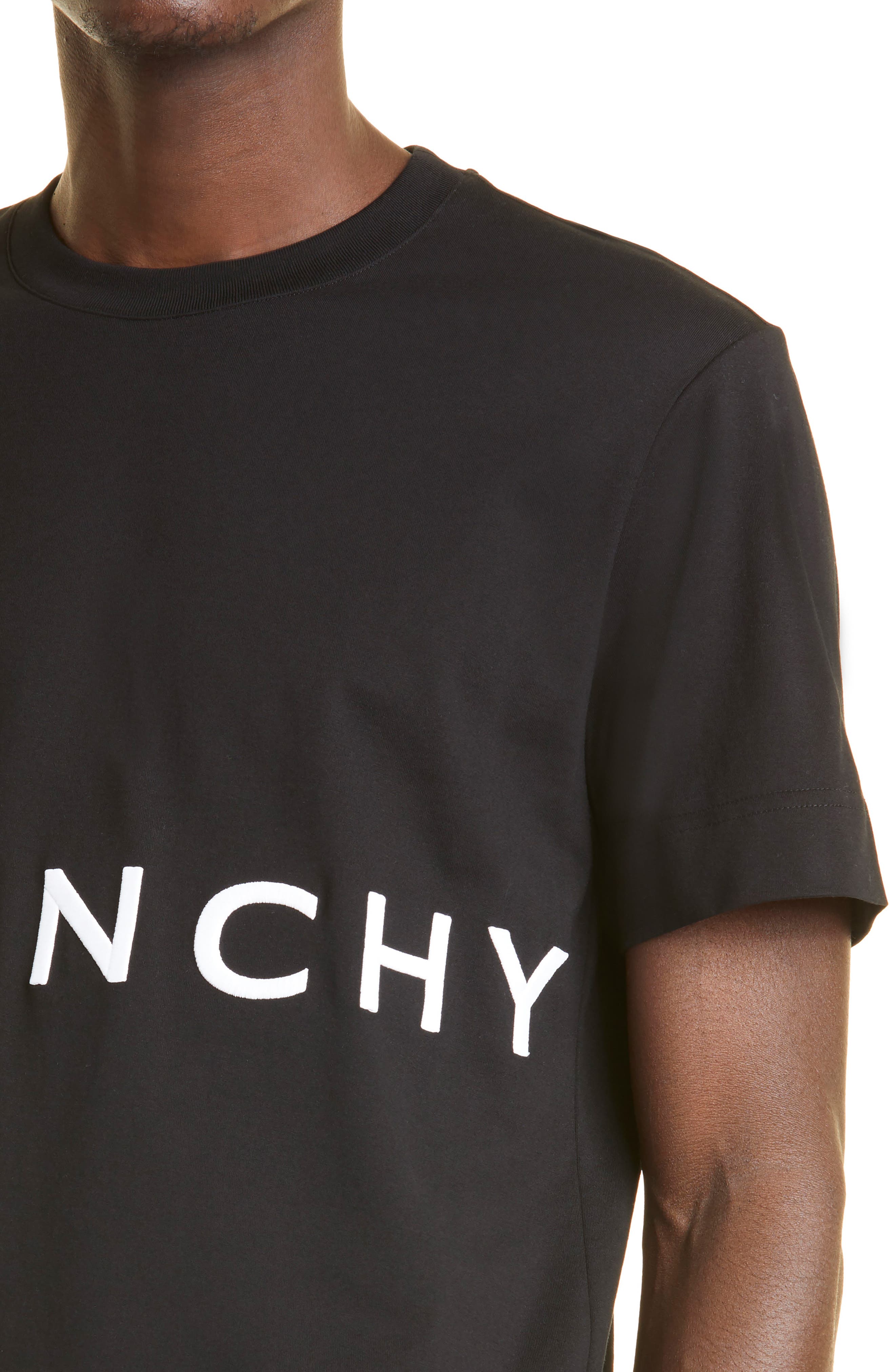 Givenchy Logo Embroidered Oversize T-Shirt (Men) | Nordstrom