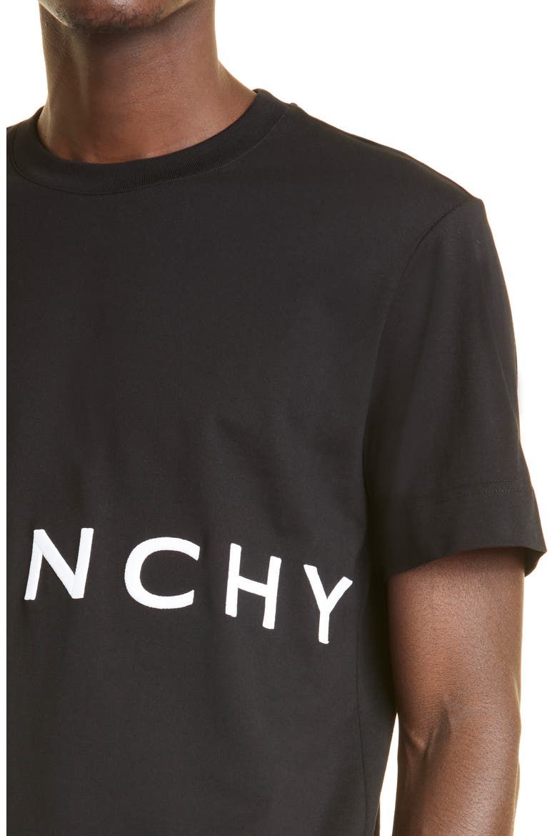 Logo Embroidered Oversize T-Shirt, Alternate, color, BLACK