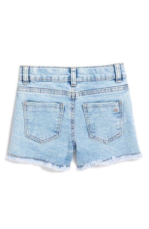 JESSICA SIMPSON JESSICA SIMPSON KIDS' SMOCKED TANK TOP & FRAYED DENIM SHORTS SET