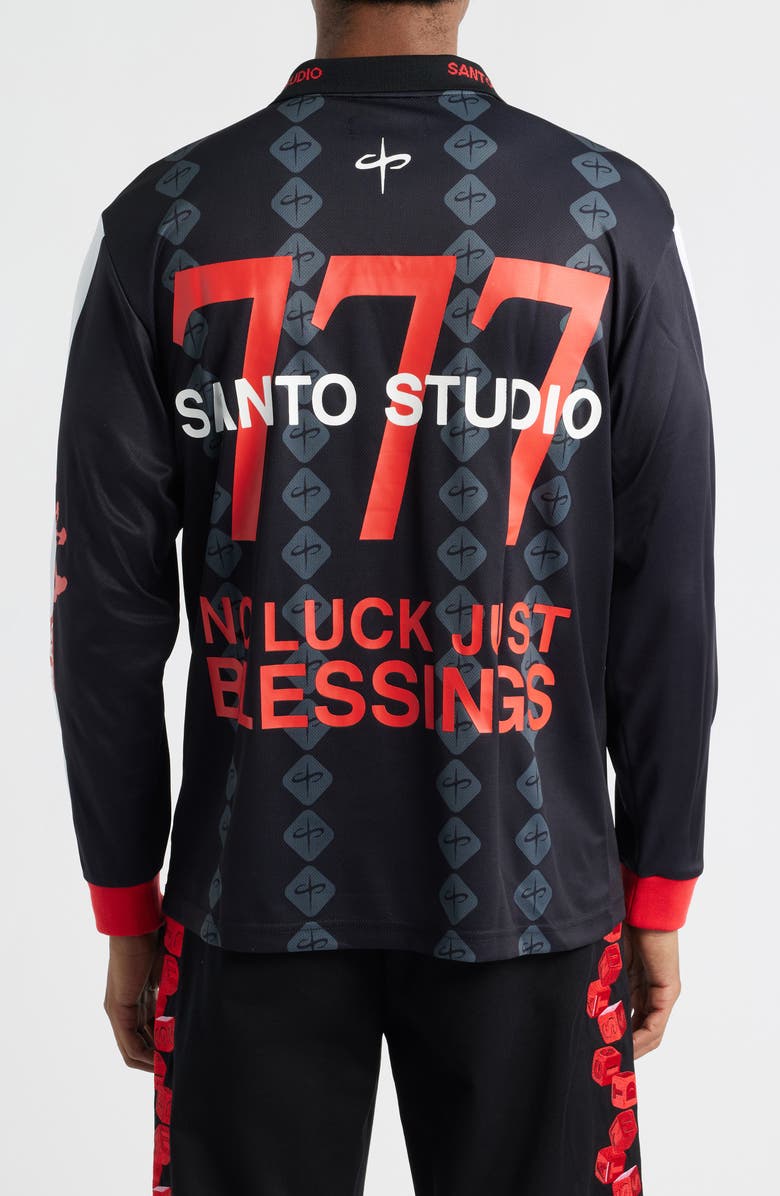 SANTO STUDIO x Ryan Sheckler No Luck Club Jersey, Alternate, color, Black