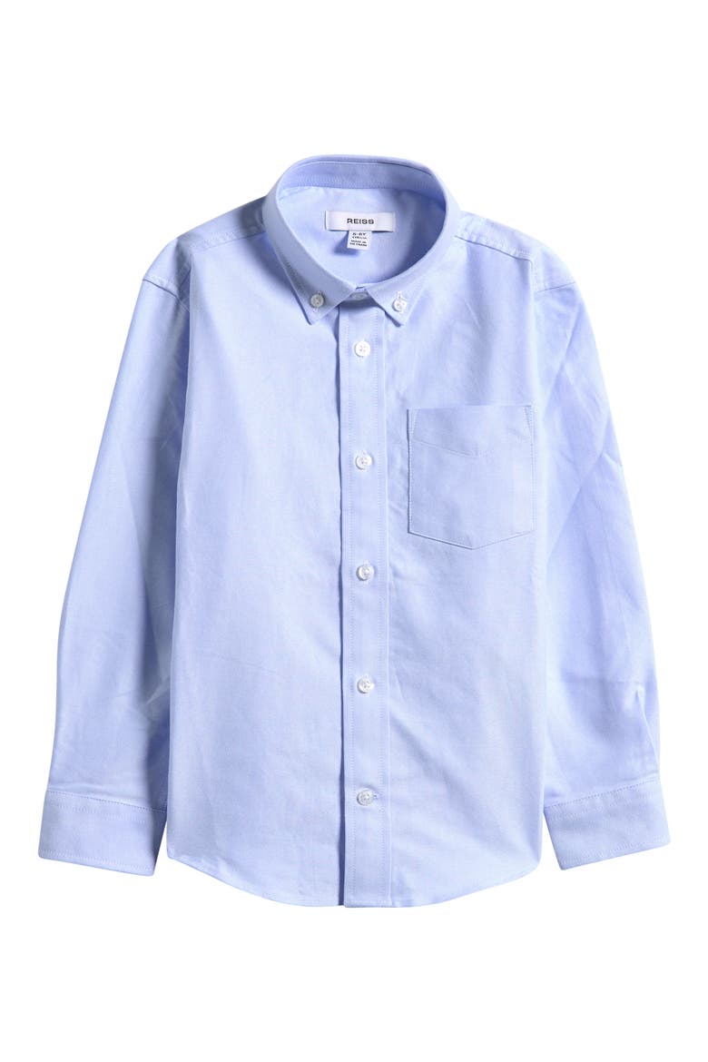 Kids' Greenwich Button-Down Shirt, Main, color, SOFT BLUE