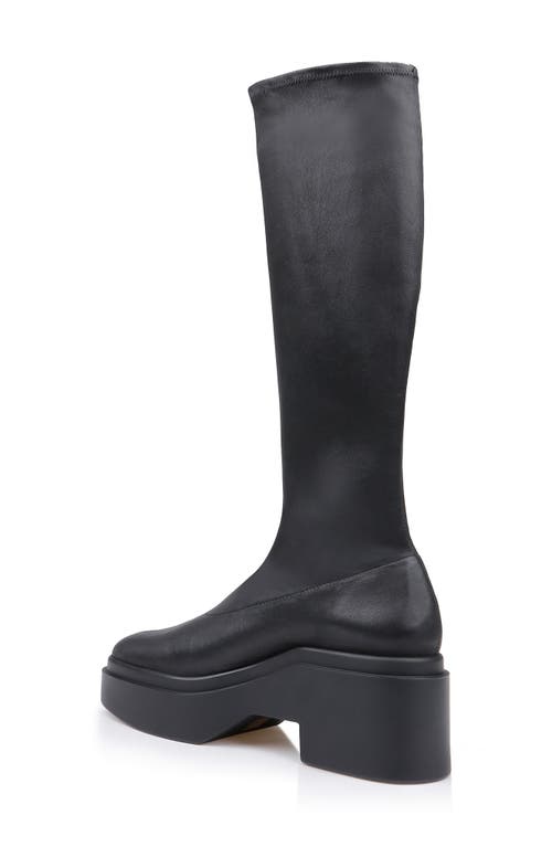 Clergerie Nova Knee High Platform Boot In Black