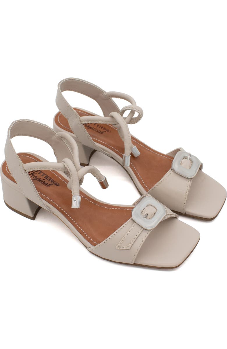 Bottero Ankle Tie Sandal, Main, color, Off White