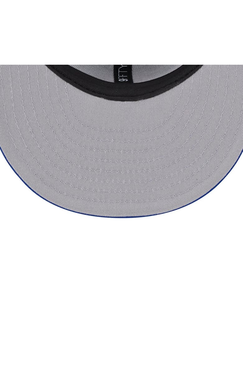 New Era Men's New Era Gray Detroit Pistons Chenille Band 9FIFTY Snapback Hat, Alternate, color, 