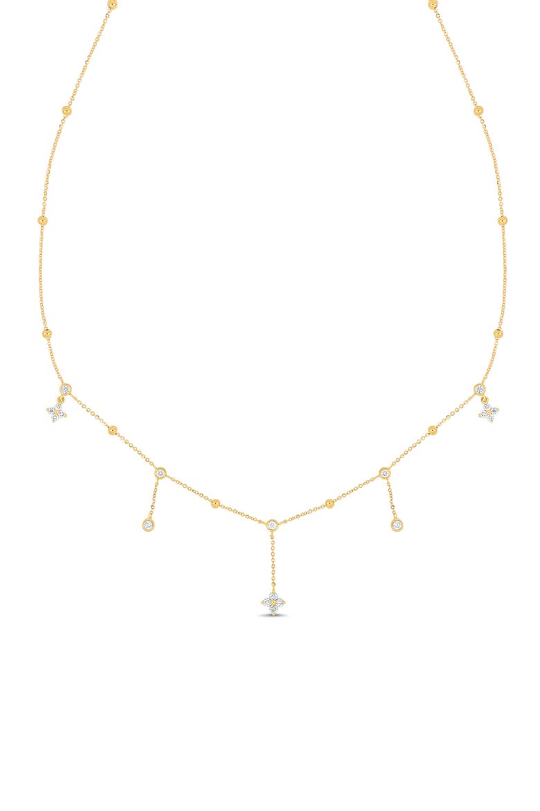 Monaco 18k Gold Diamond Fringe Y Necklace, Main, color, 18K YELLOW GOLD