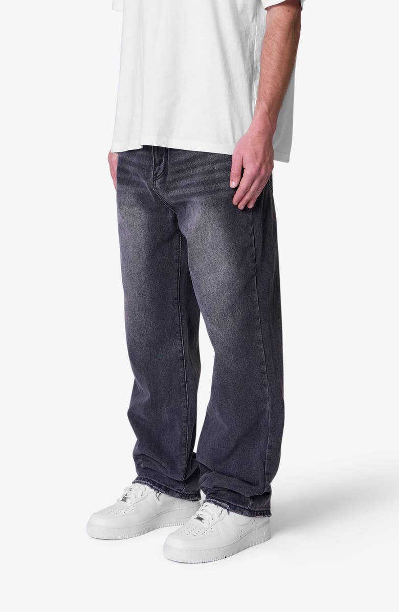 mnml Baggy Jeans, Alternate, color, Washed Black