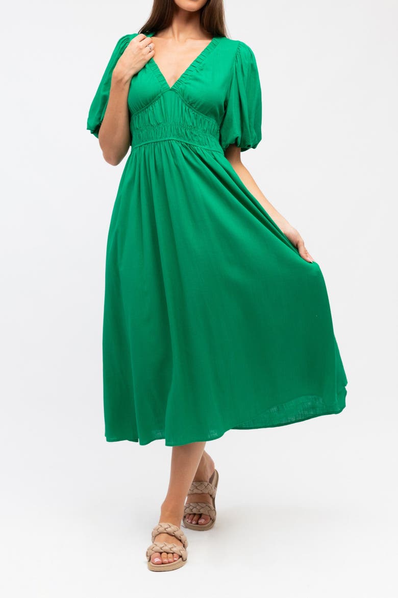 Selena Maxi Dress, Alternate, color, Green