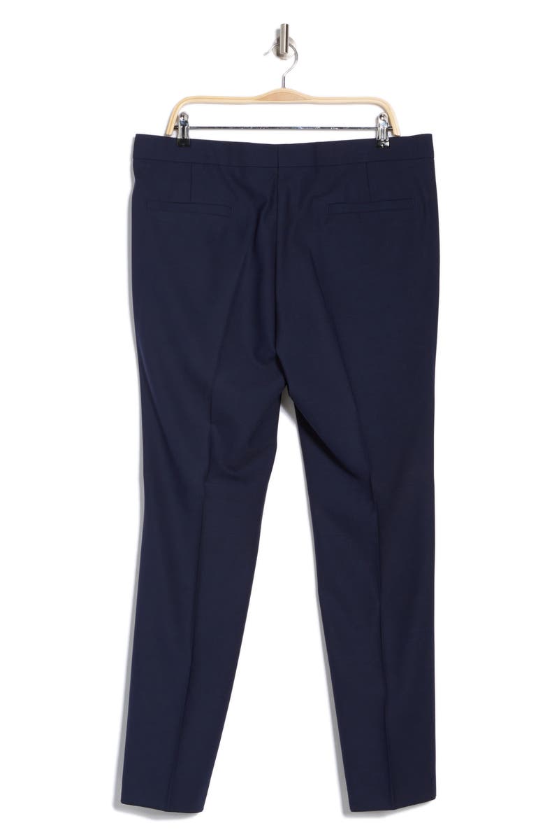 HUGO Hesten Wool Blend Pants, Alternate, color, Navy