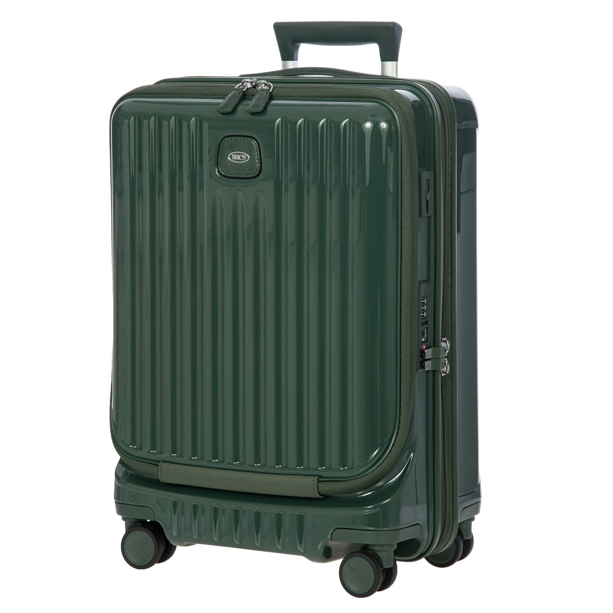 Bric
s Positano 21" Carry-On Expandable Spinner w/Pocket, Alternate, color, Emerald