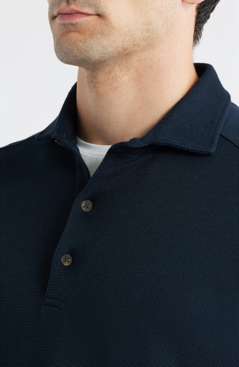 johnnie-O Highburry Long Sleeve Performance Polo, Alternate, color, Navy