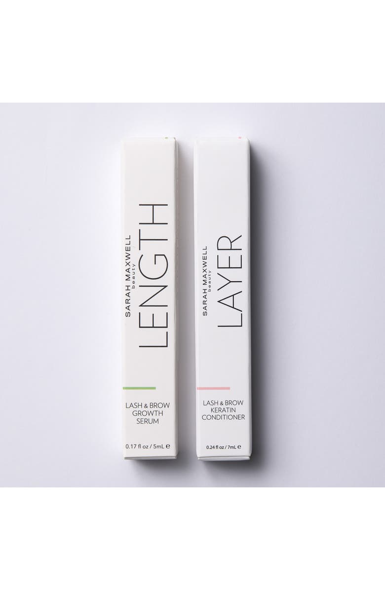 Sarah Maxwell Beauty THE DUO - The Perfect Pairing for Lashes & Brows, Alternate, color, NO COLOR