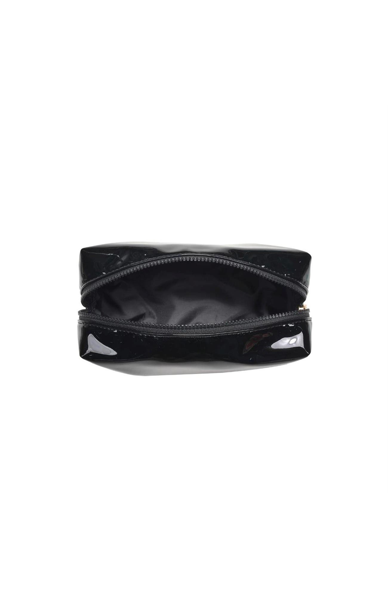 Patent Pending Cosmetic & Travel Organizer Pouch, Alternate, color, Black