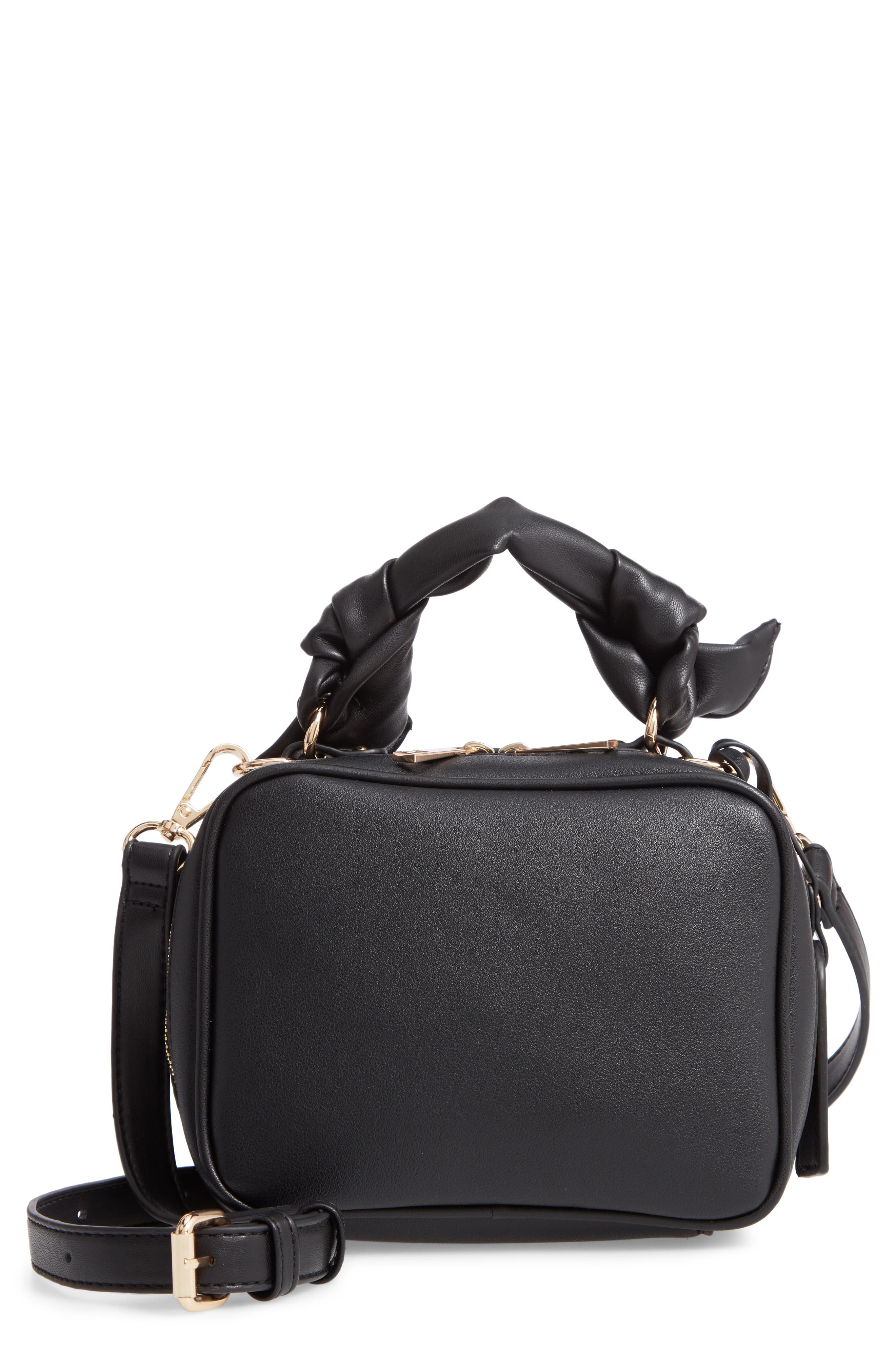 Sole Society Douga Faux Leather Crossbody Camera Bag, Main, color, 