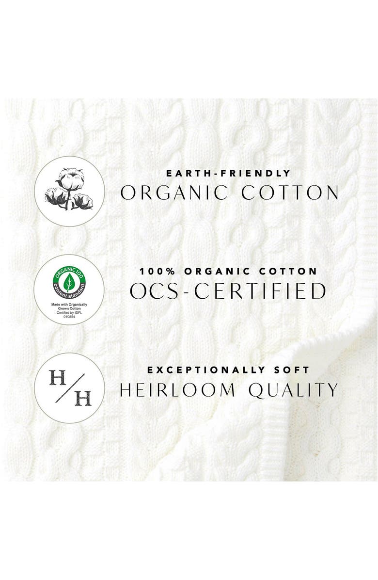 Hope & Henry Baby Girls' Organic Ruffle Trim Dress, Infant, Alternate, color,