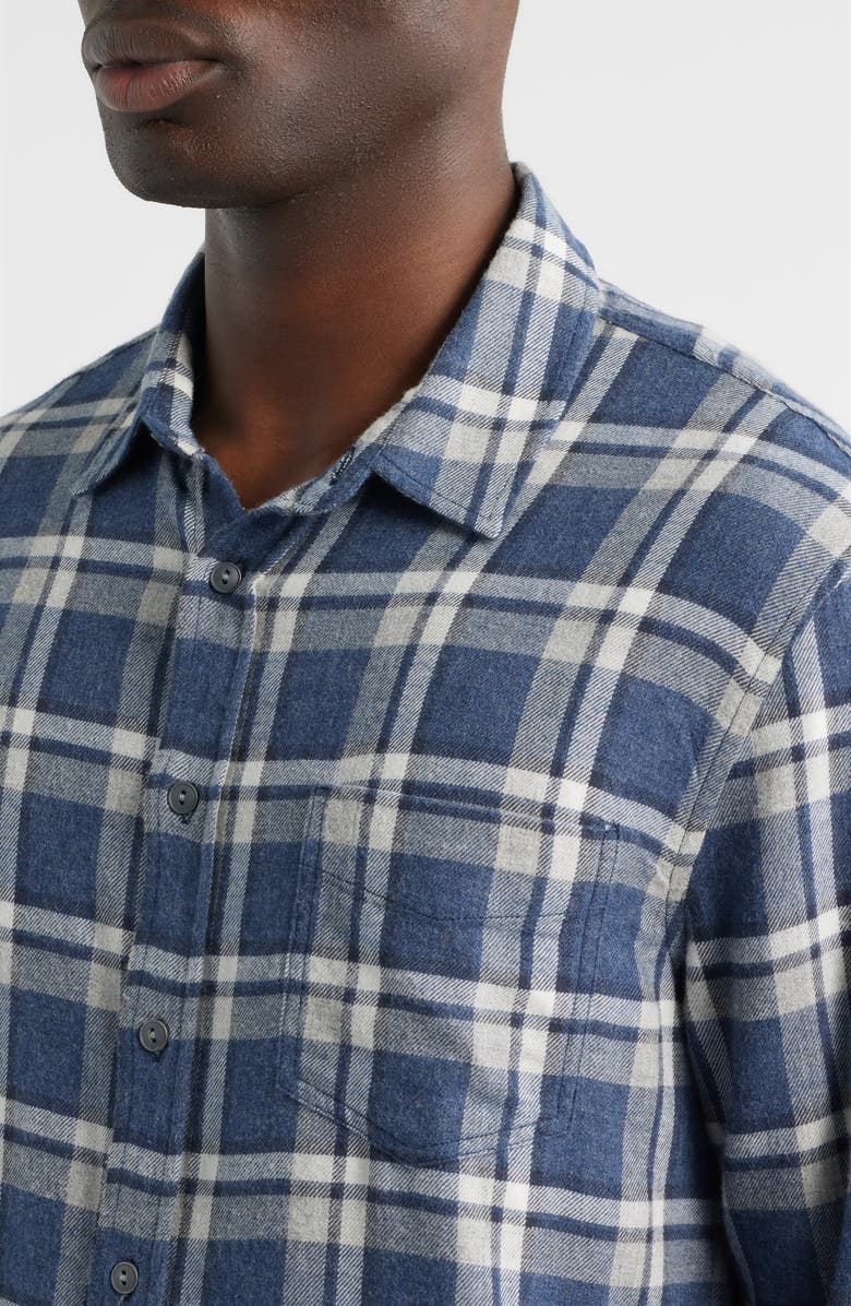 Rails Lennox Plaid Flannel Button-Up Shirt, Alternate, color, Nocturne Shimmer