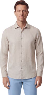 Lords of Harlech Linen Long Sleeve Shirt