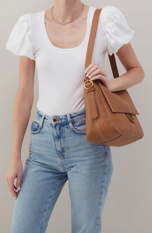 Hobo Austin Leather Shoulder Bag In Warm Honey