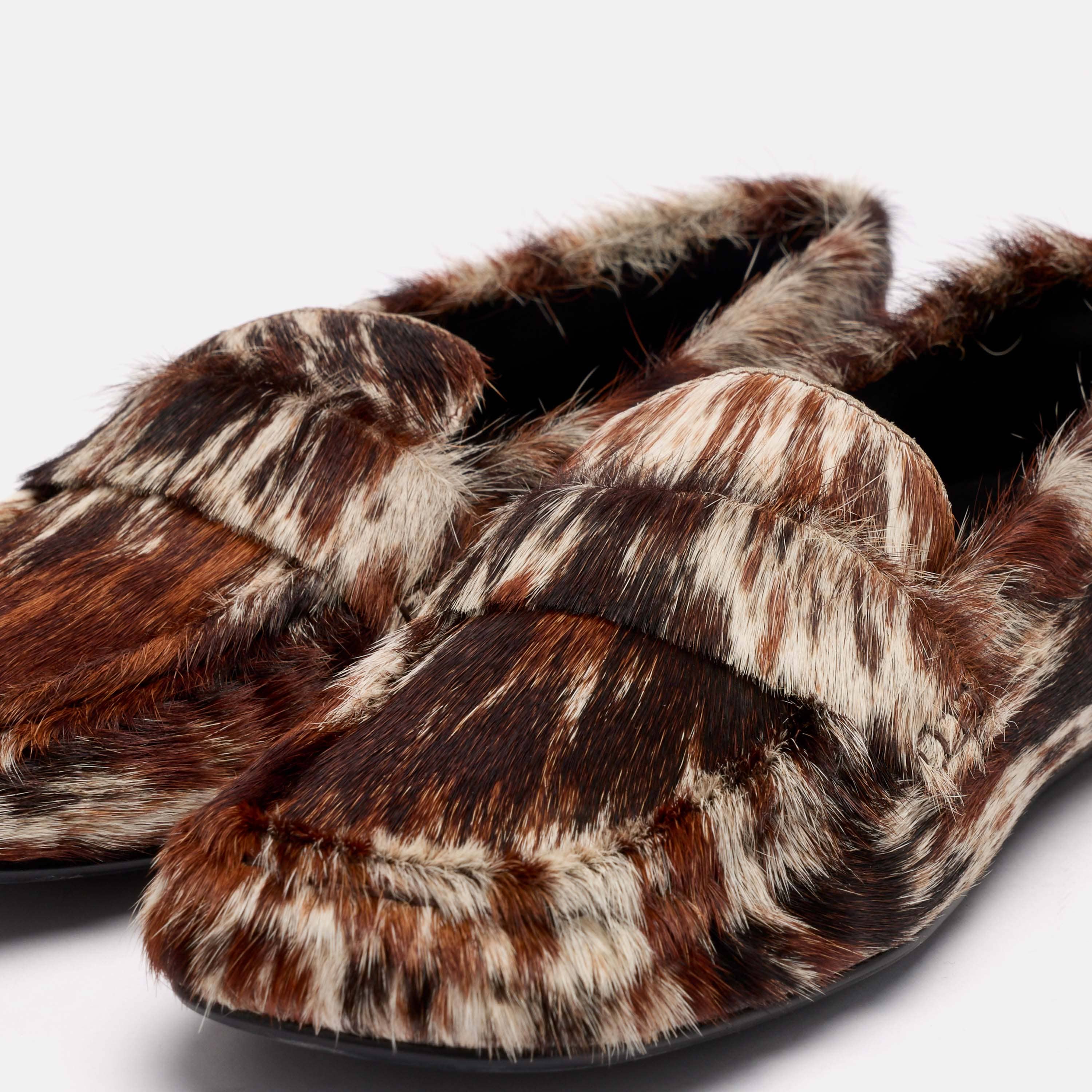 MARC NOLAN Jane Leather Square-Toe Slip-On Loafers, Alternate, color, Dark Horse