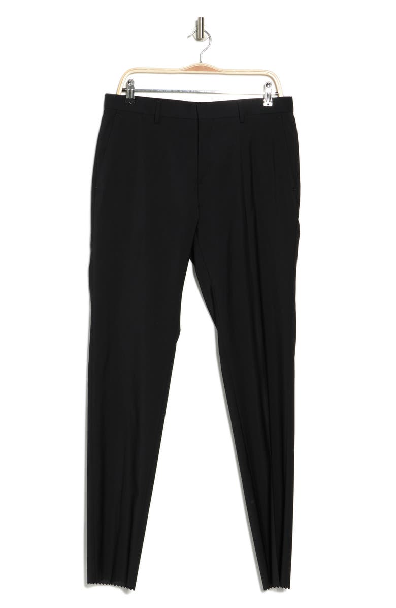 BOSS Genesis Wool Trousers, Alternate, color, Black
