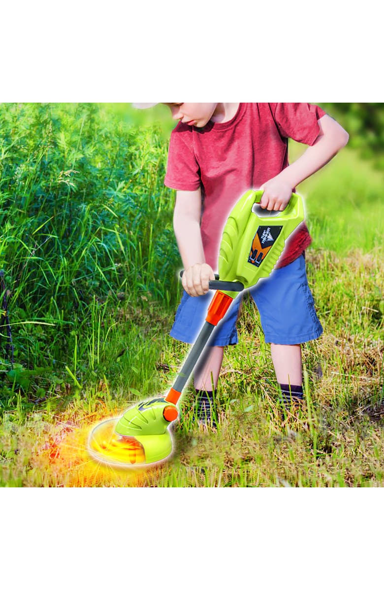 Lanard Lights and Sound Weed Trimmer Kids Yard Work Toy, Alternate, color, Multicolored