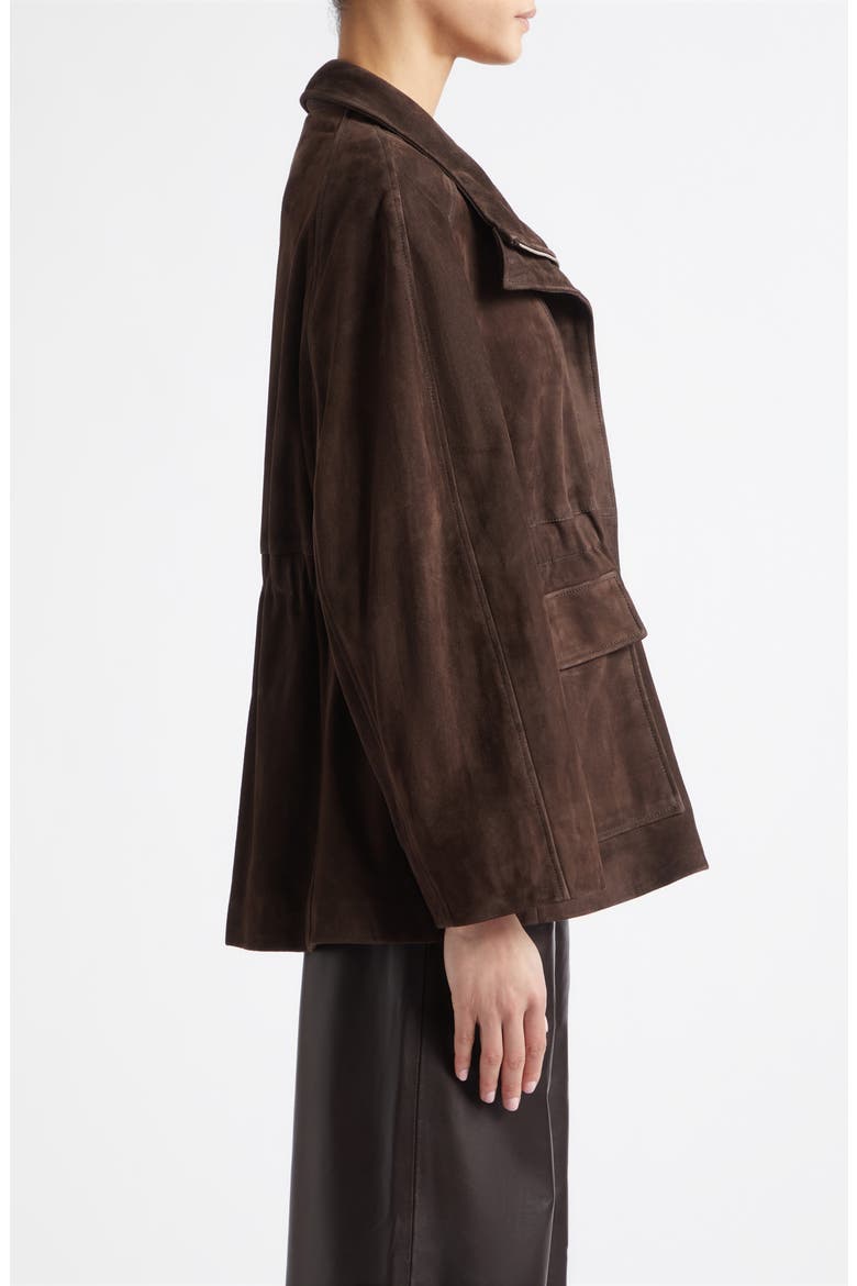 Quai Suede Jacket, Alternate, color, MOCHA
