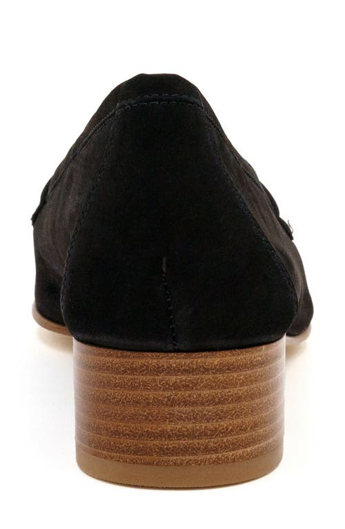 Amalfi By Rangoni Asti Pointed Toe Kiltie Loafer Pump In Black Long Beach