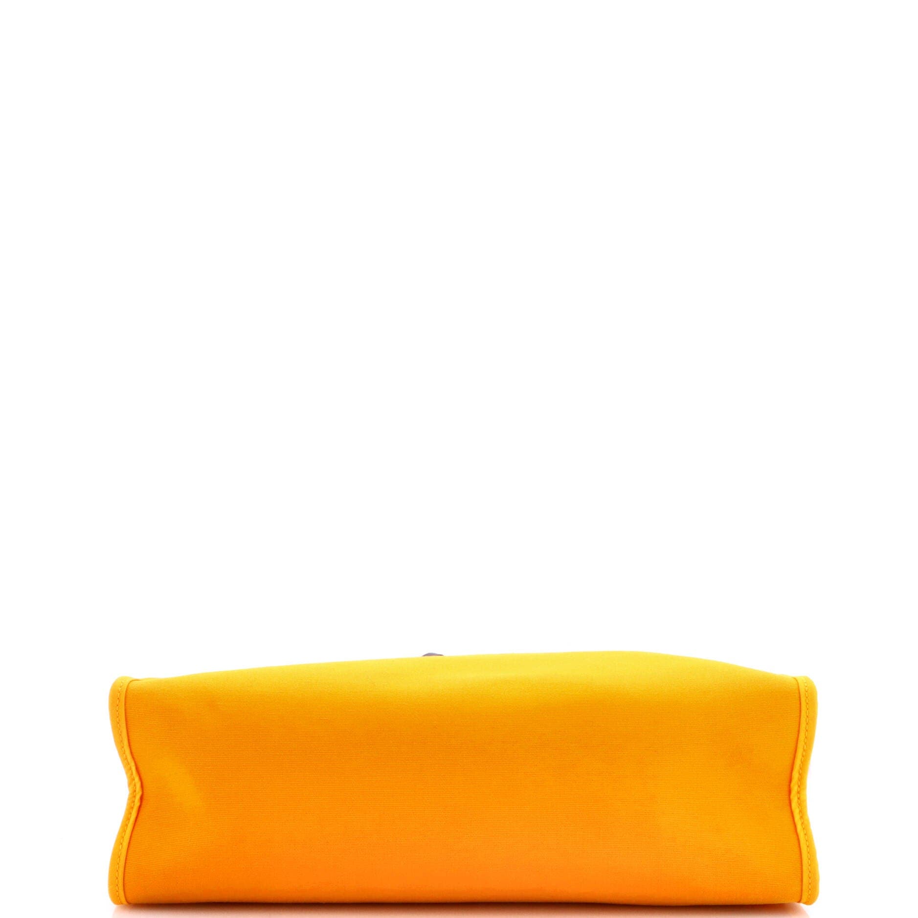 Herbag Zip Leather and Toile 31, Alternate, color, Yellow
