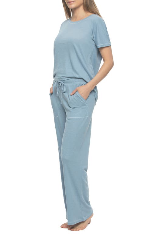 Felina Lauren Pajamas In Dusty Blue