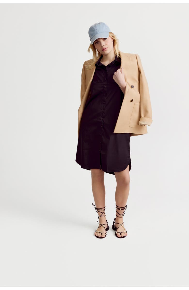The Shirt The Sleeveless Shirt Dress, Alternate, color, Black
