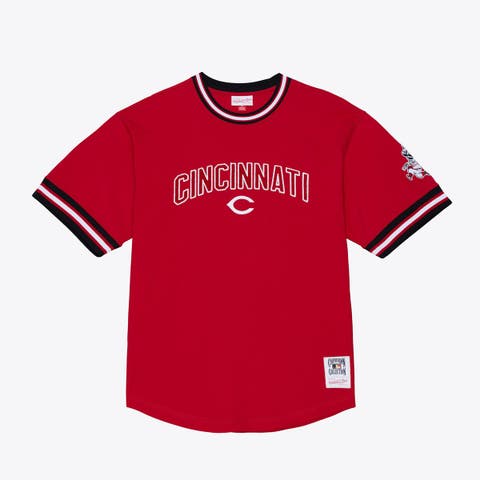 Men's Mitchell & Ness Red Cincinnati Reds Wild Pitch Ringer T-Shirt