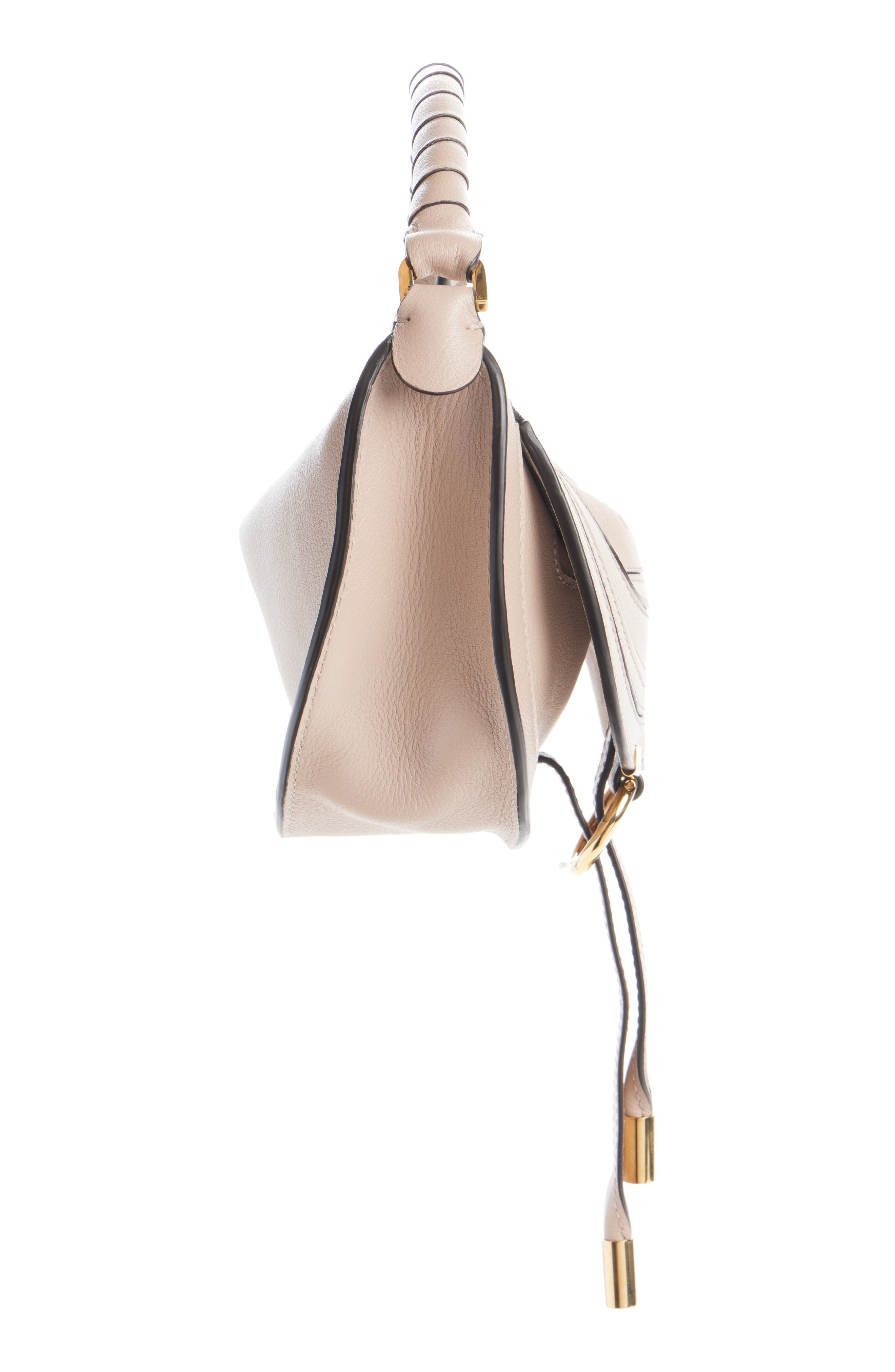 Chloé Mini Marcie Leather Camera Shoulder Bag, Alternate, color, Woodsmoke