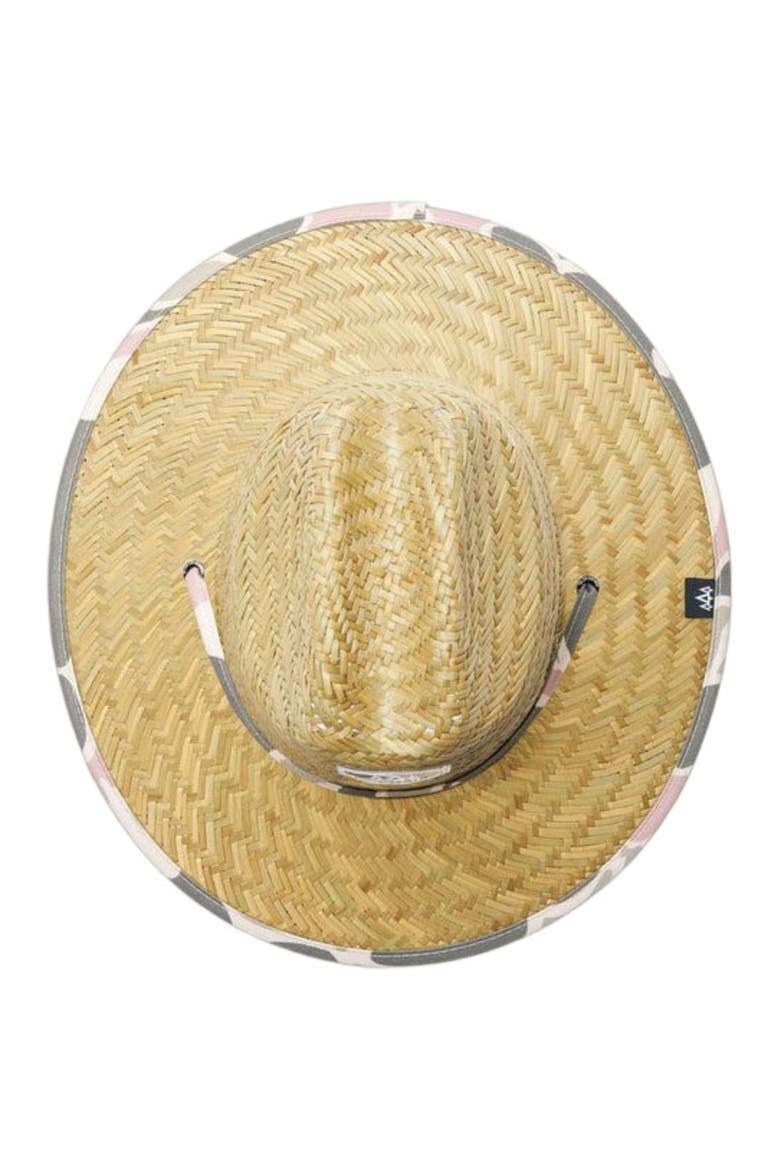 Willow Little Kids Straw Lifeguard Hat, Alternate, color, Pastel Camo