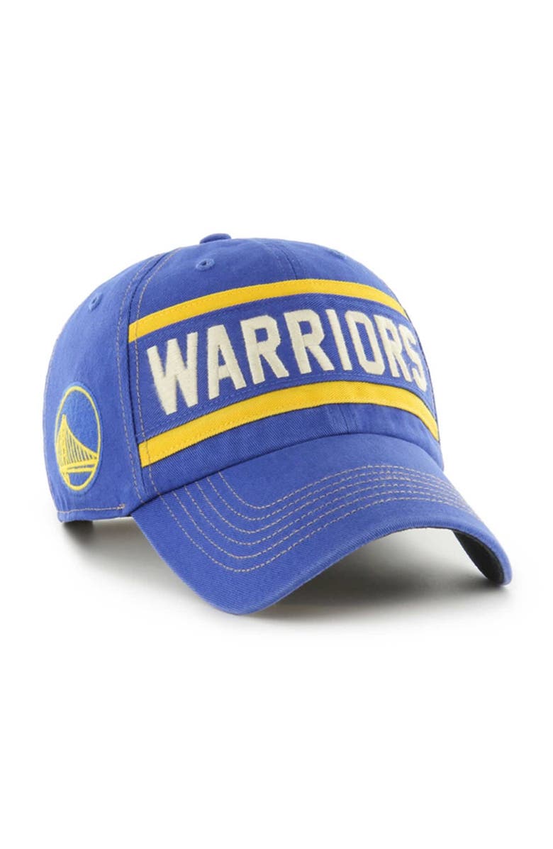 '47 Men's '47 Royal Golden State Warriors Quick Snap Clean Up Adjustable Hat, Main, color, 
