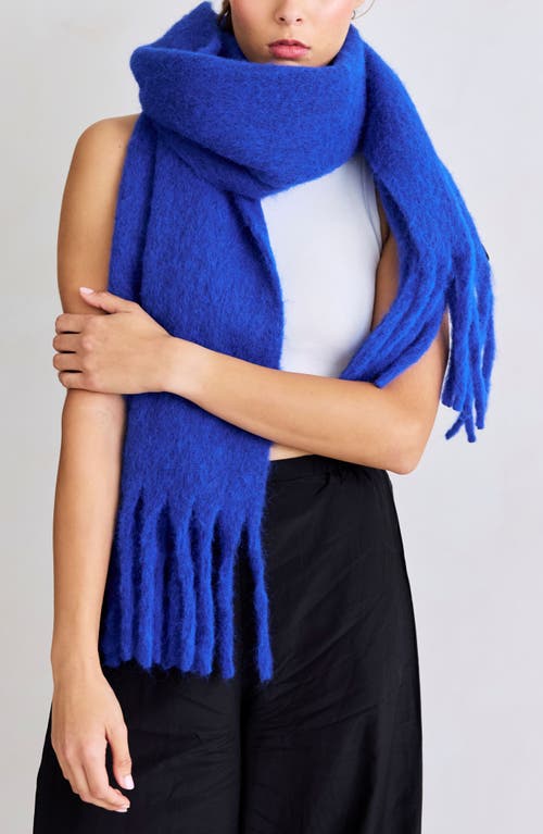 Arctic Fox & Co. Arctic Fox & Co The Reykjavik Fringe Scarf In Blue