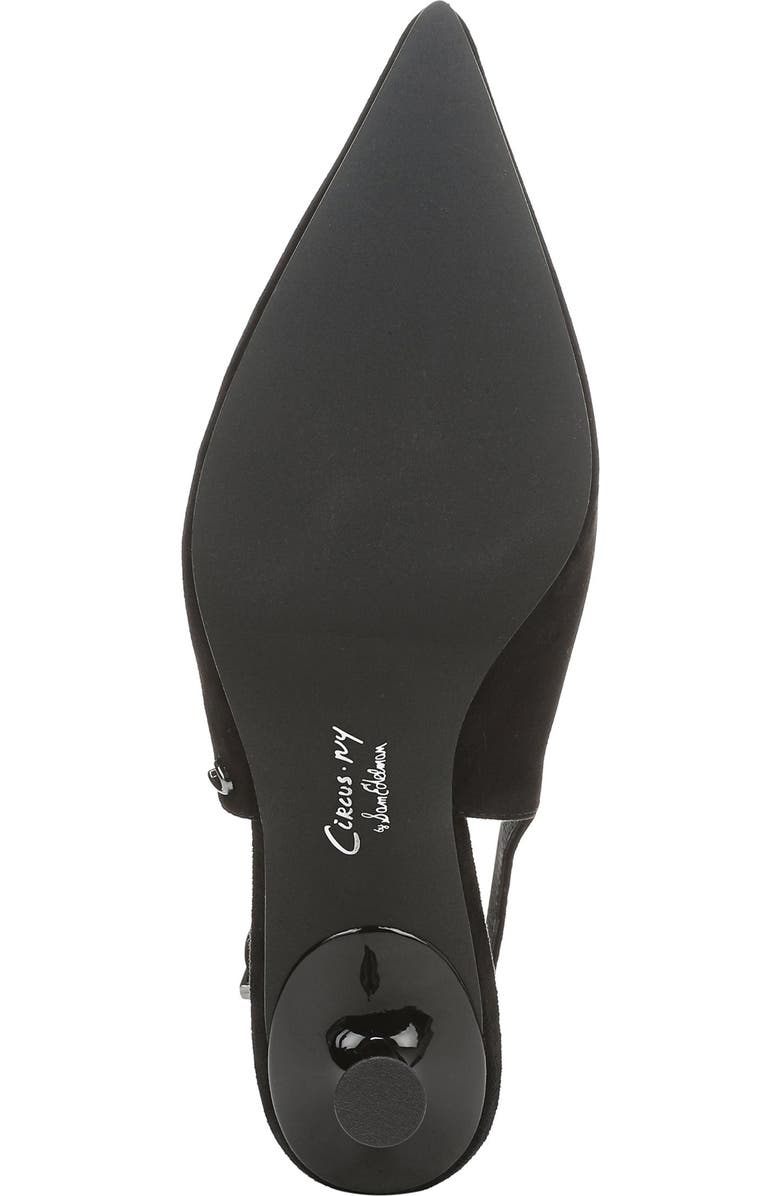 Circus NY by Sam Edelman Fawn Pointed Toe Slingback Pump, Alternate, color, Black